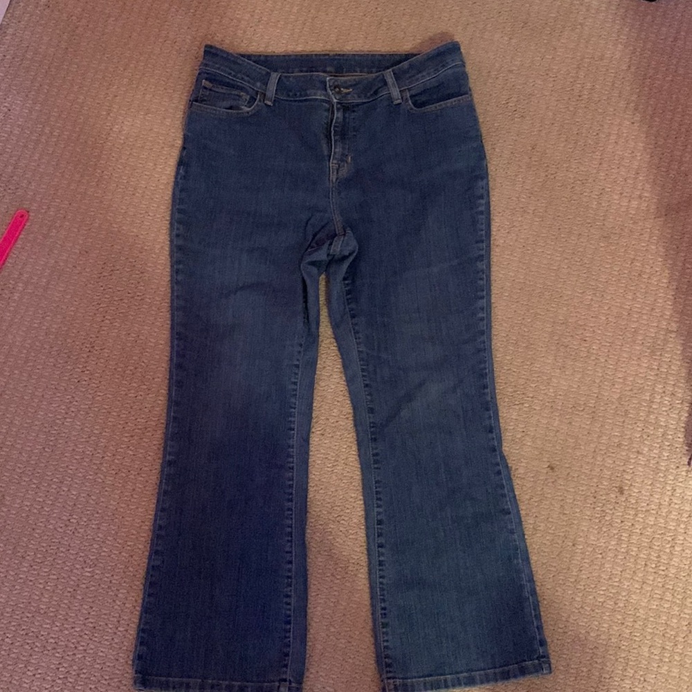 I have these super cute LL bean jeans in size 14P never worn